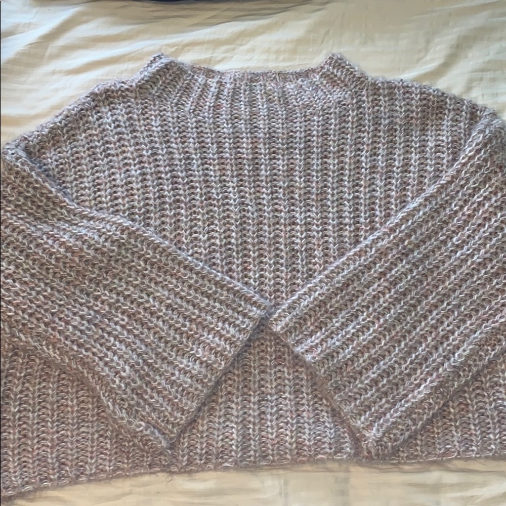 Semi-Cropped Knit Sweater